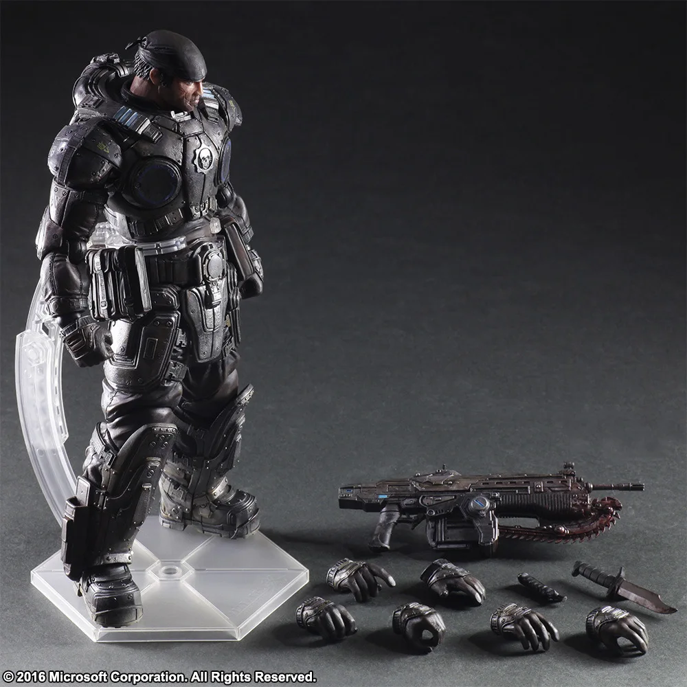 

27CM Marcus Fenix Joint Movable Figure Anime Figures Action Model Collection Cartoon Toys For Friends Gift