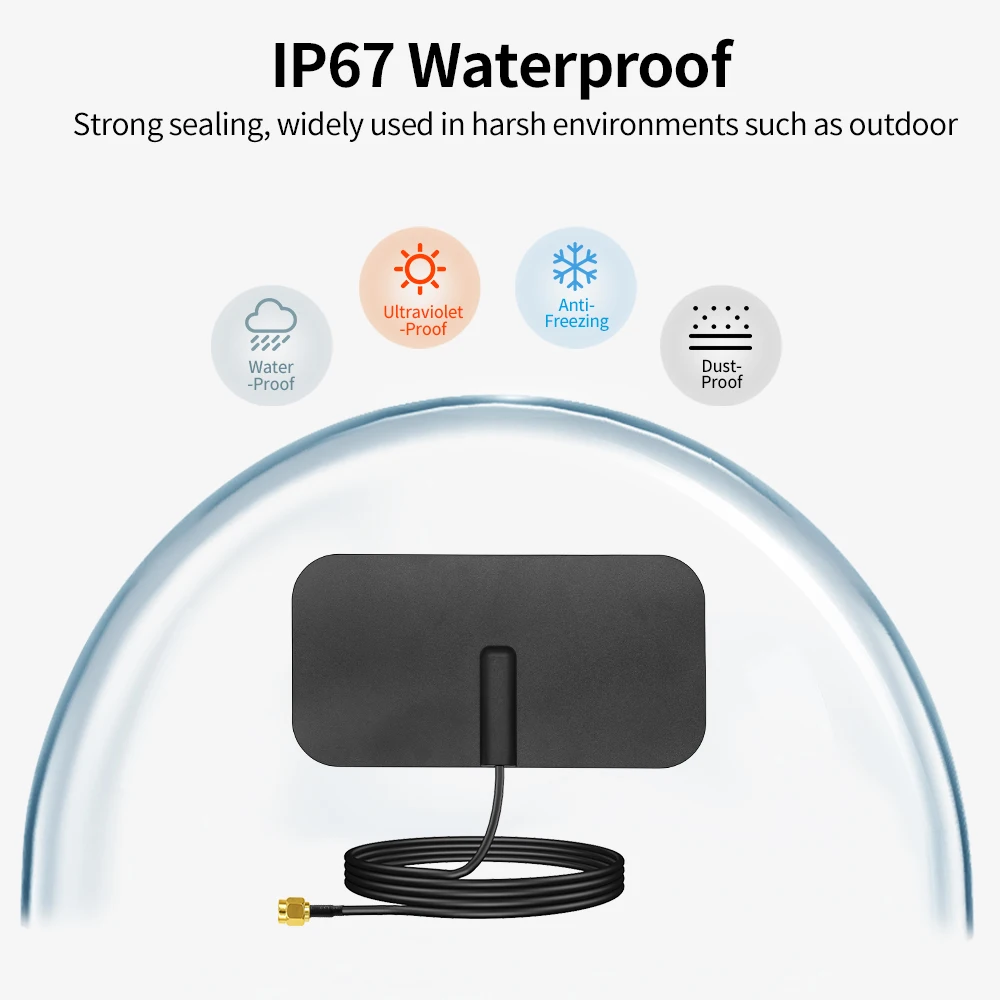 Antenna Signal Booster LTE Antenna 4G LTE Patch Antenna 698-2700MHz 5dBi High Gain Built In PCB Board Antenna Long Range Signal Booster Amplifier SMA Male