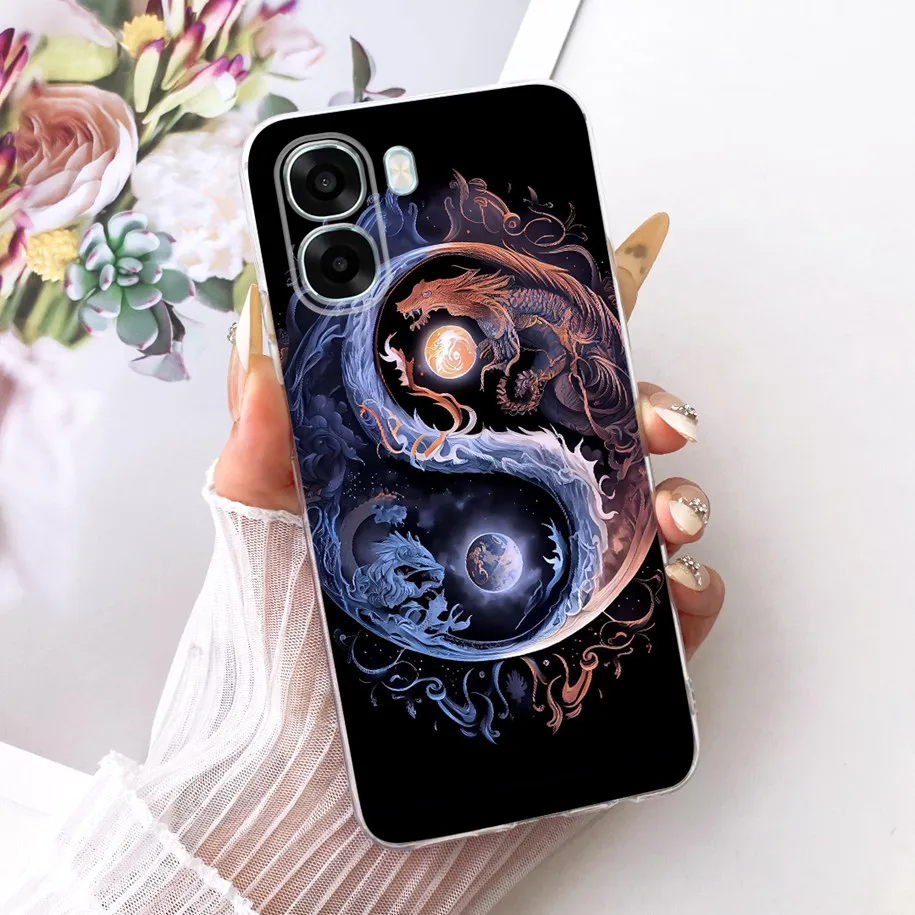 Luxury Dragon Cartoon Soft Silicone Phone Case - 6.75