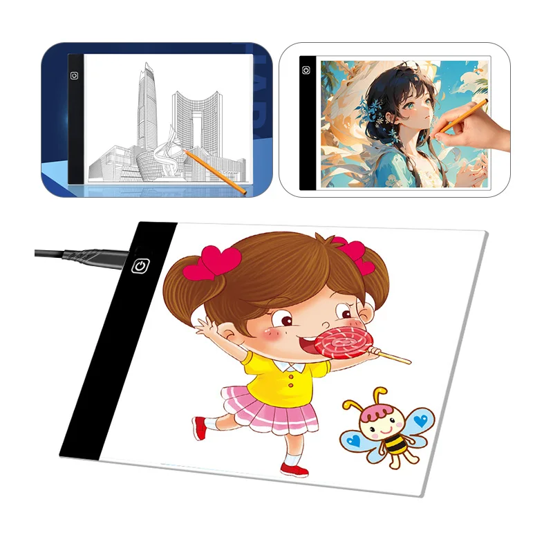 A4 A5 LED Drawing Tablet Digital Graphics Pad USB LED Light Box Copy Board  Electronic Art Graphic Painting Writing Table