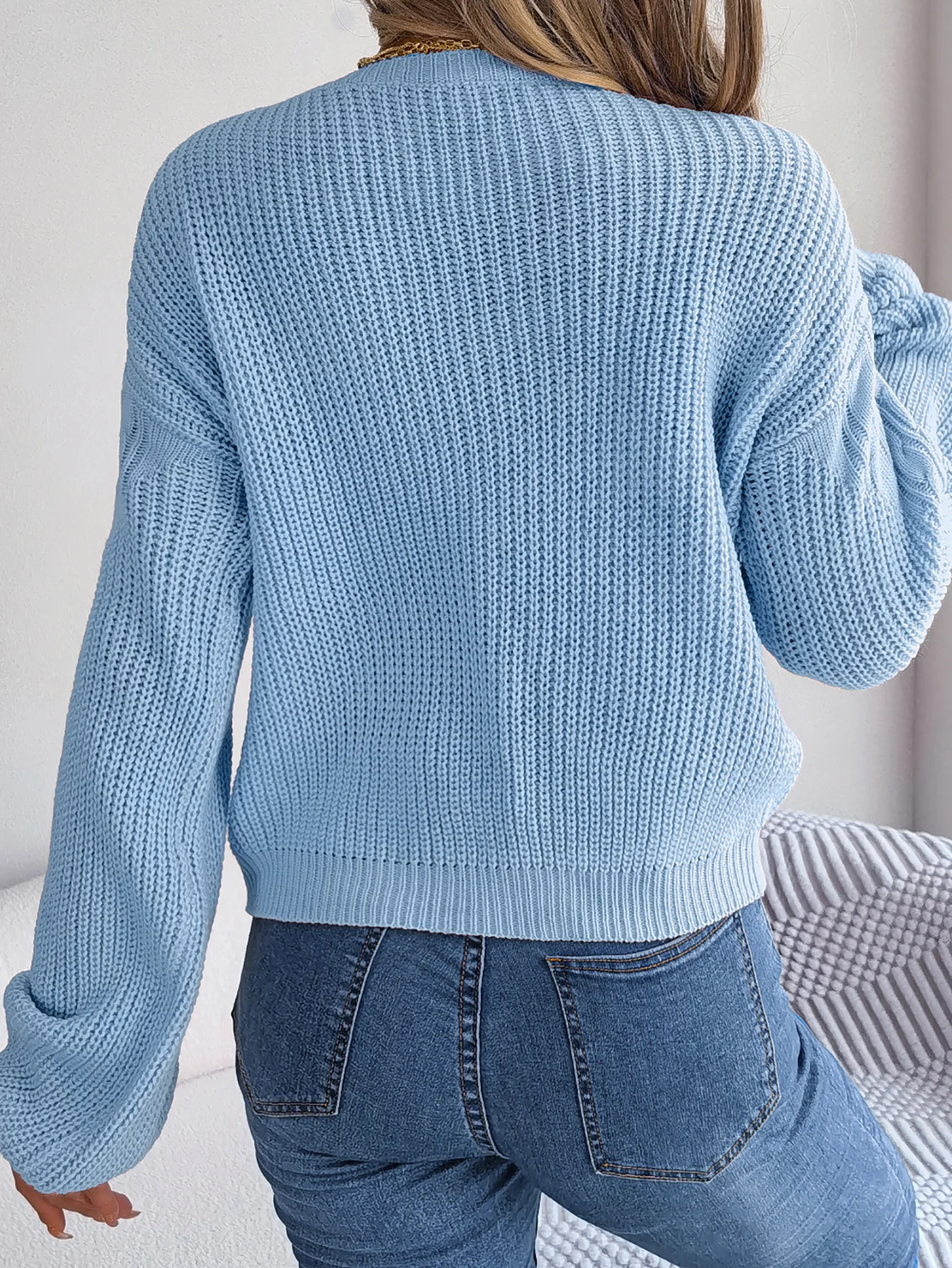 Women Knitted Sweater Autumn Winter Casual
