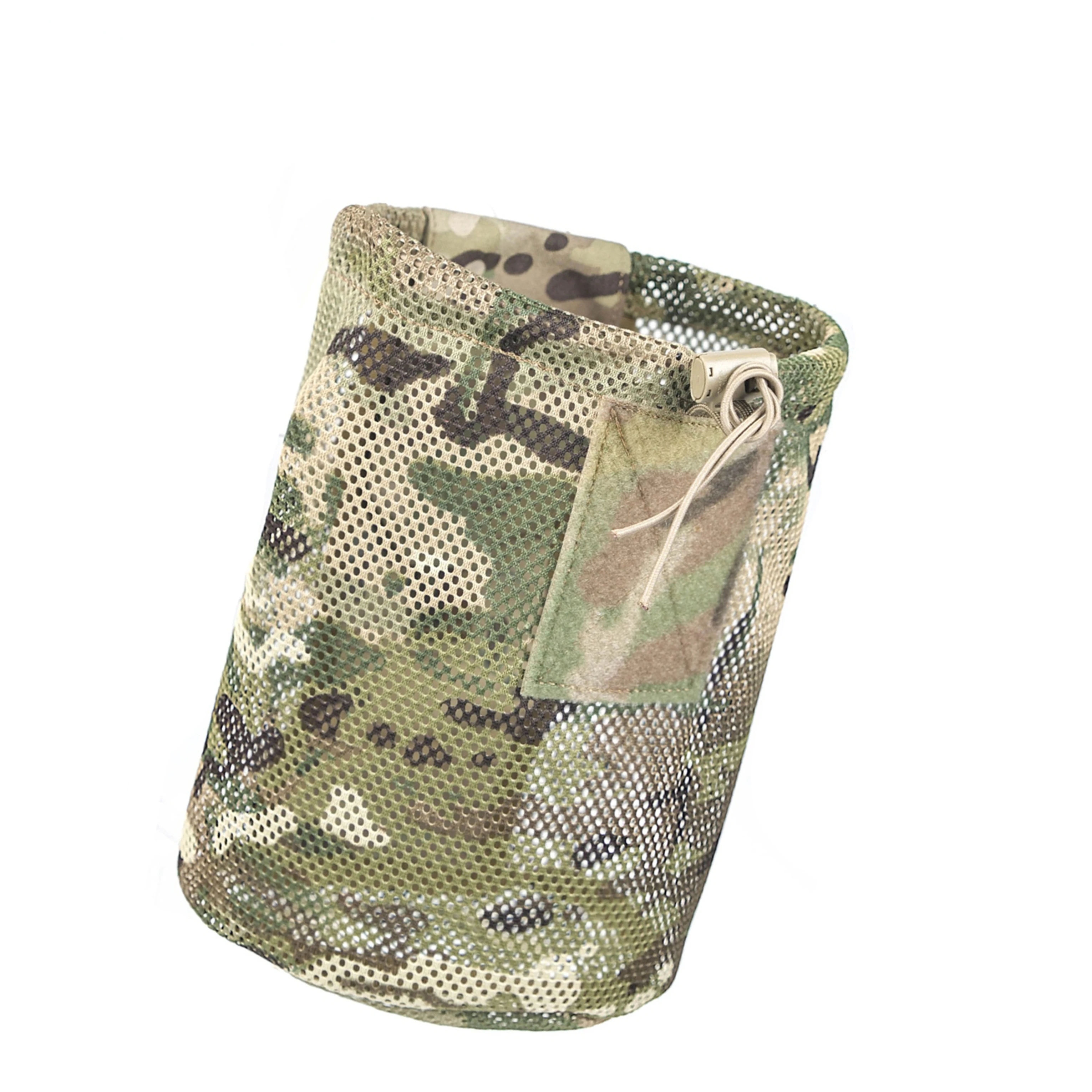 

Foldable Net Pocket Roll-up Mag Tactical Recycle MOLLE Mesh Dump Pouch Magazine Military Equipment Outdoor Hunting 500D Cordura