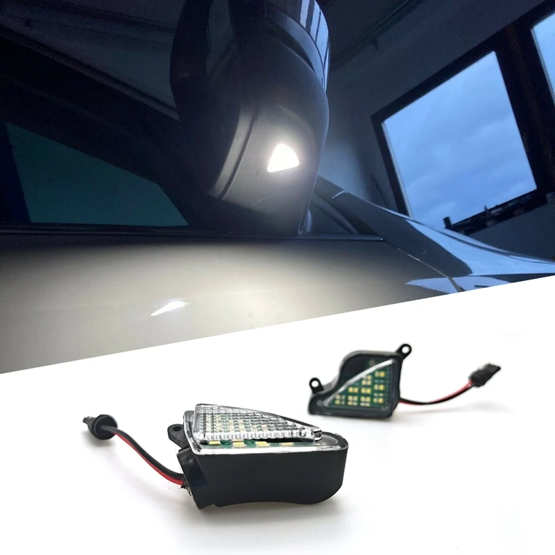 2Pcs Led Under Side Mirror Light Pozzanghera Lampade Per Skoda Octavia 3 5E 2 1Z Skoda Superb 3 B8 2 B6 Skoda Scout