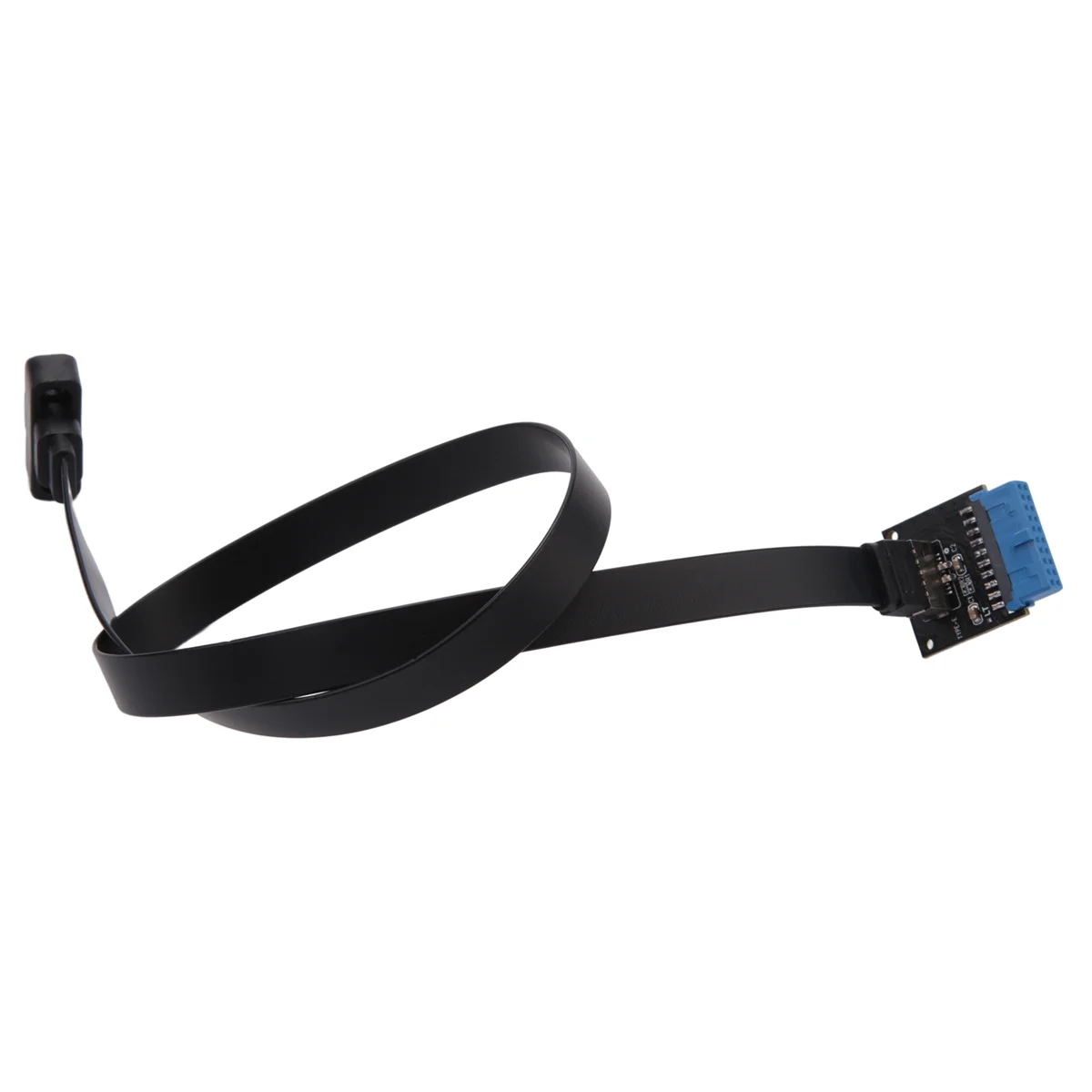 T28C USB 3.1 유형 C 전면 패널 헤더 연장 케이블 50cm, USB 3.1 유형 E - USB 3.1 유형 C 케이블, Gen 2 10Gbps 케이블
