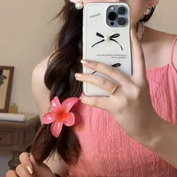 New Hawaiian Gradient Hair Clips Women Flower Hair Claws Shark Hairpins Vacation Beach Style Hairpins Hair Accessories - Image 4