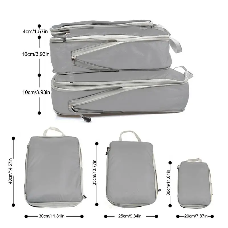 Roll Up Compression Vacuum Storage Bag Travel Home Luggage Space Saver  35*25cm