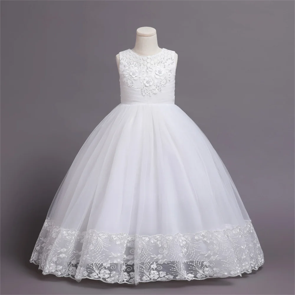 

Flower Girl Dress For Every Elegant Party Girls First Communion Dinner Ball Gowns Prom Dress For Wedding Christmas Party Gowns