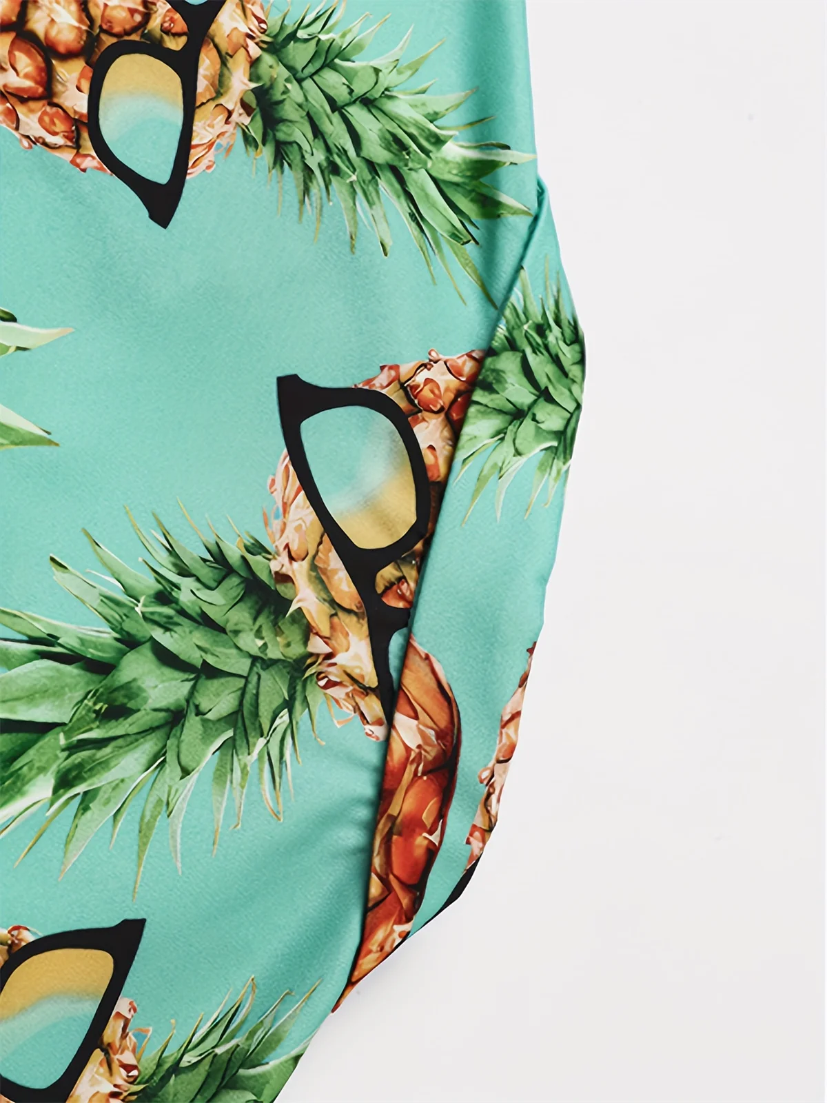 Boy's Shirt Pineapple Pattern Hawaii Shirt Boy Short Sleeve Casual Clothes Button up Loose Breathable Tops Summer Holiday boys shirts