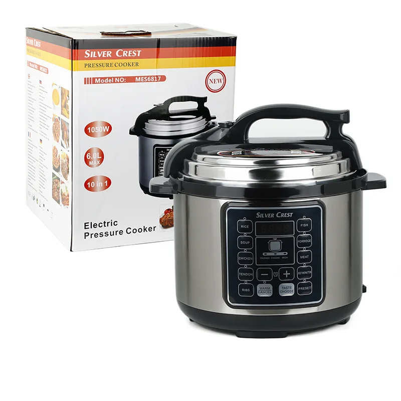 English Electric Pressure Cooker Pressure Cooker Large Capacity 6L Multifunctional Core Non-Stick presure cooker 220V 110V