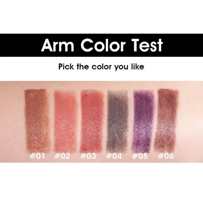 Coffee Brown Velvet Eyeliner Stick Matte Waterproof Long Lasting Eyeshadow Eyeliner Gel Pen Smooth Quick Drying Eyeliner Cream 4
