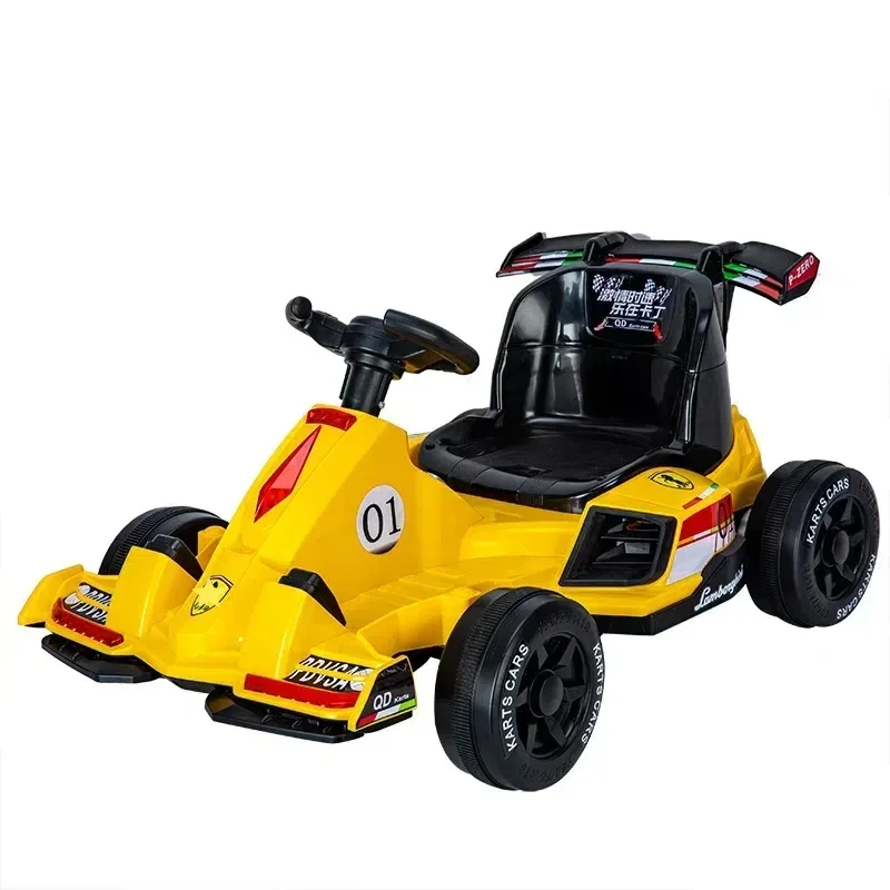 12V Electric Go Karts ride on toy style kids electric car drift karts remote control kids drive buggy mini go karting