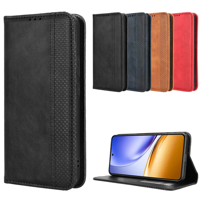 HAOYE Cover per OPPO Realme 12X 5G / Realme 12 5G Cover, Custodia Chiusura Magnetica Flip Case Stile, Pelle PU/TPU Farfalla Sbalzato con Supporto di Stand/Carte Slot. blu