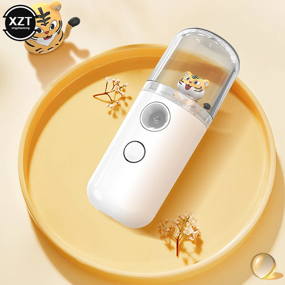 Car Air Humidifier 30ml Mini Nano Facial Sprayer USB Nebulizer Purifier Aromatherapy Essential Oil Diffuser Water Replenishments air humidifier air purifier