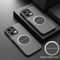For Oppo Reno 13 Pro 5G Case Luxury Skin Feeling Magnetic Silicone Back Cover For Oppo Reno13 13Pro 5G Shockproof Bumper Funda 1