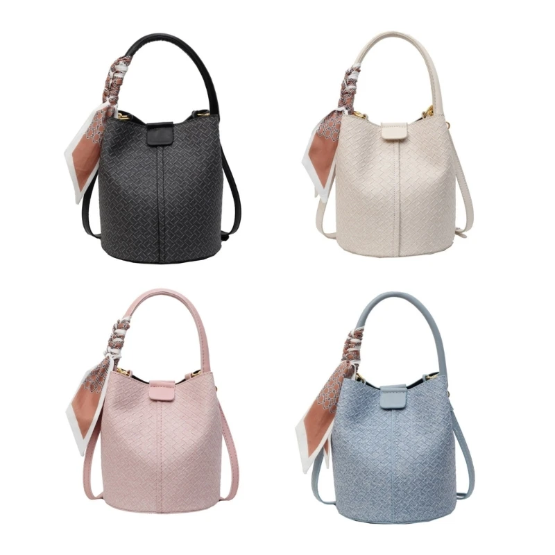 

Woven Pattern Shoulder Bag for Women Bag Female Bucket Crossbody Bag