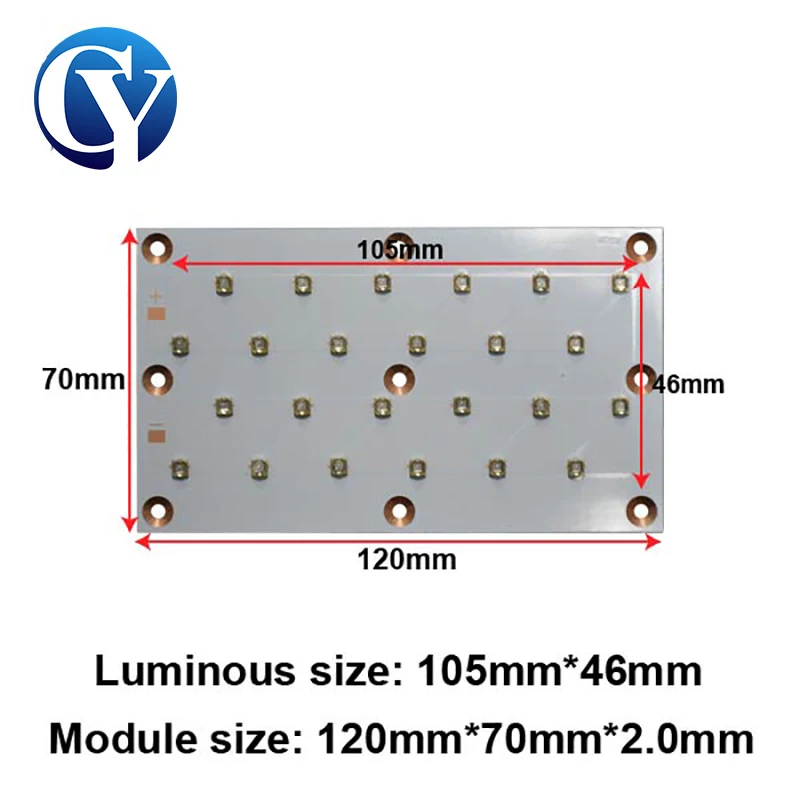 72W UV LED Curing Light UV Lamp 365nm 385nm 395nm 405nm uv light for drying paint