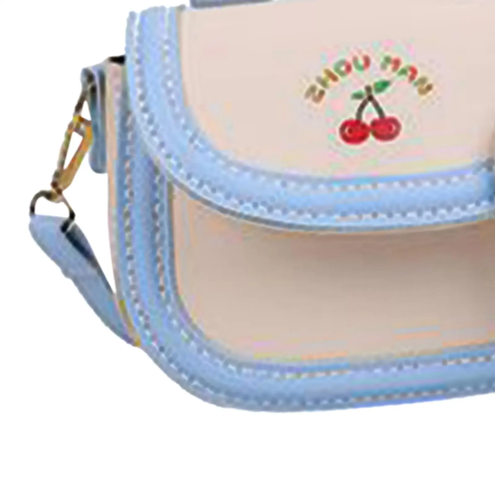 DIY PU Leather Shoulder Bag Crossbody Bag Purse Making Decorative Cherry for The