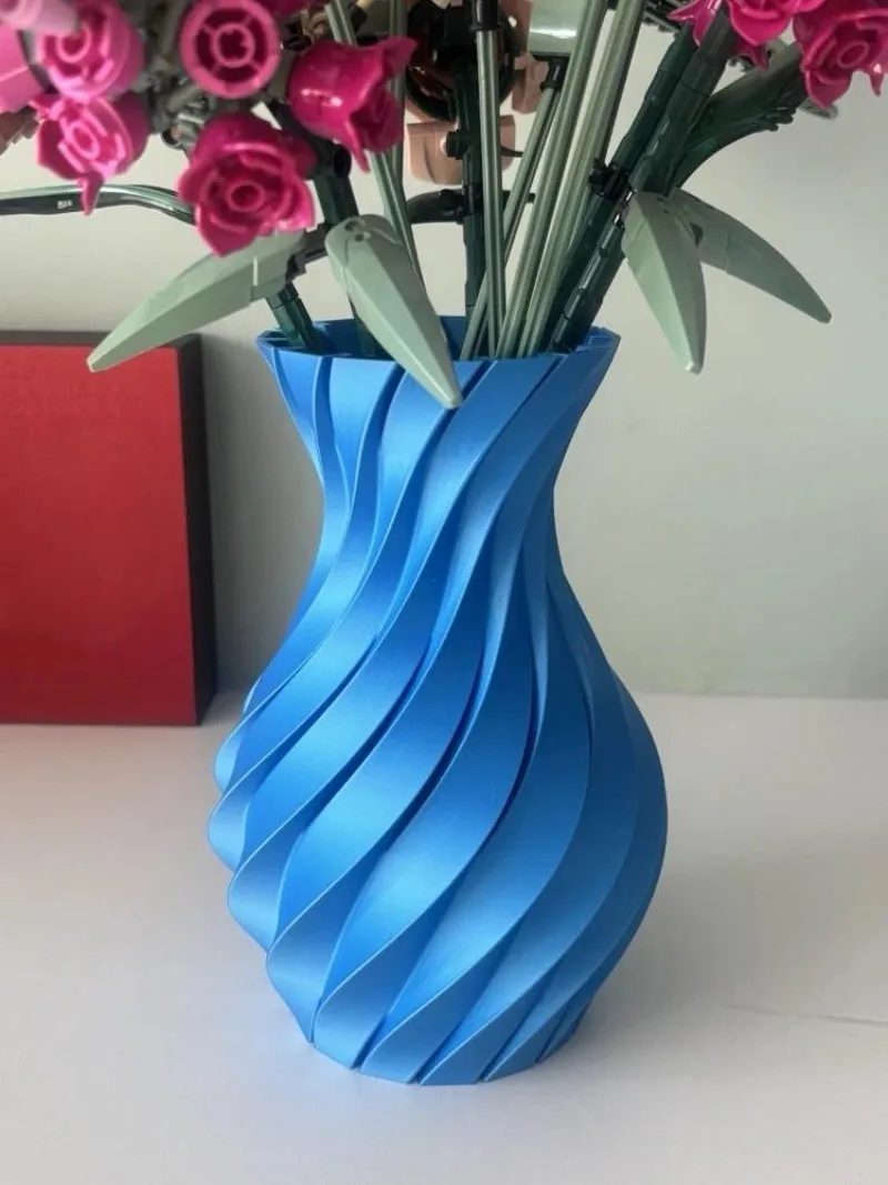 Vase for Lego Bouquet Roses Flowers Flower Bouquet Building Blocks Model Bricks Vase Dispaly DIY Toys For Kids Gift