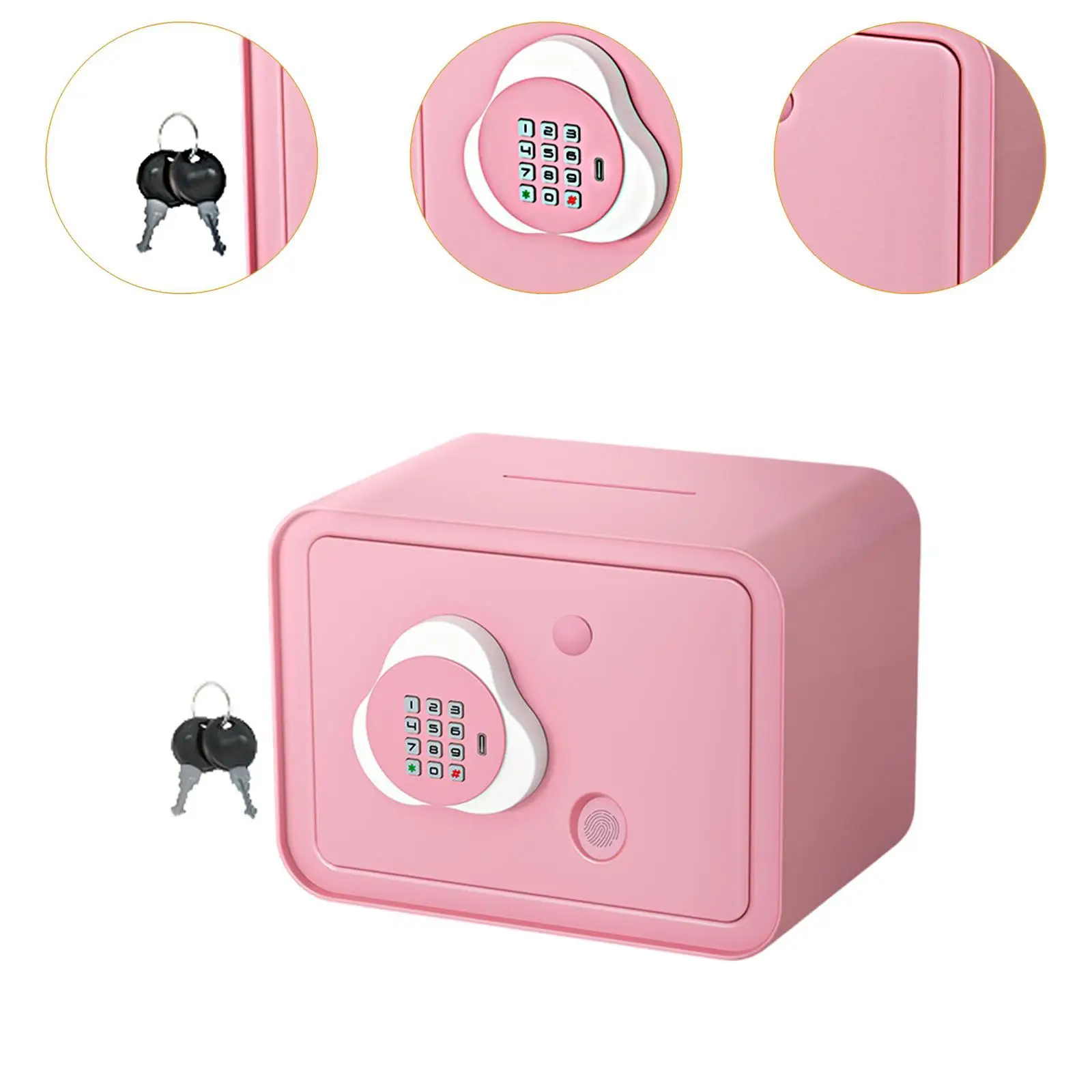 Savings Fingerprint Password Money Box for Halloween New Year Birthday
