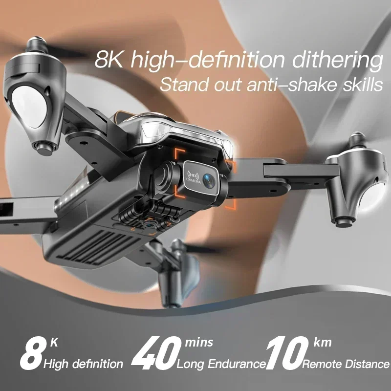 8K Professional Drone HD Camera 5G GPS Wifi Four-way Intelligent Obstacle Avoidance Foldable Quadcopter RC Toys Gift