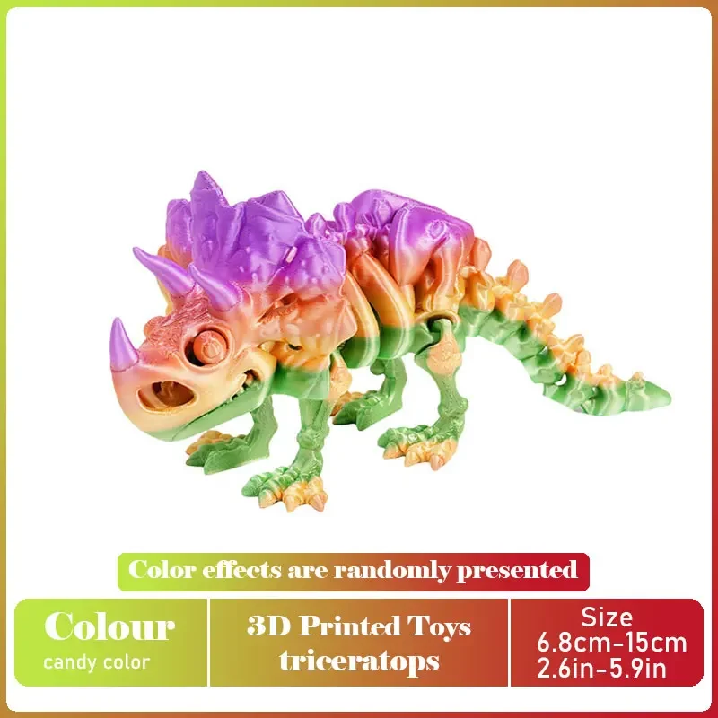 Realistic 3D Printed Movable Tyrannosaurus Rex Dinosaur Model - Decorative Desktop Piece & Unique Birthday Gift