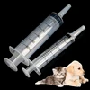 1 Pcs Small Pet Feeder Bird Feeder Syringe Enema Irrigator Large Caliber Plastic Syringe With Coarse Mouth 20ml/60ml 1