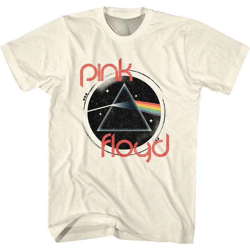 Dark Side of The Moon Pink Floyd Band T-Shirt Baumwolle Grafik-Shirt Herren Damen Sommer Streetwear Top