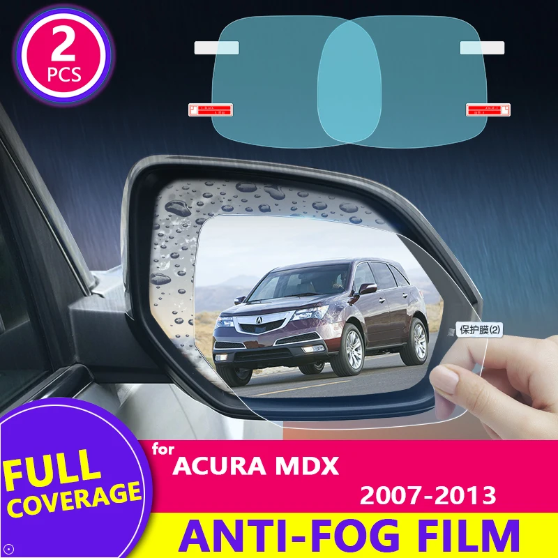 

for Acura MDX 2007-2013 YD3 2011 2012 Full Cover Rearview Mirror HD Film Anti-Fog Rainproof Auto Mirror Sticker Car Accessories