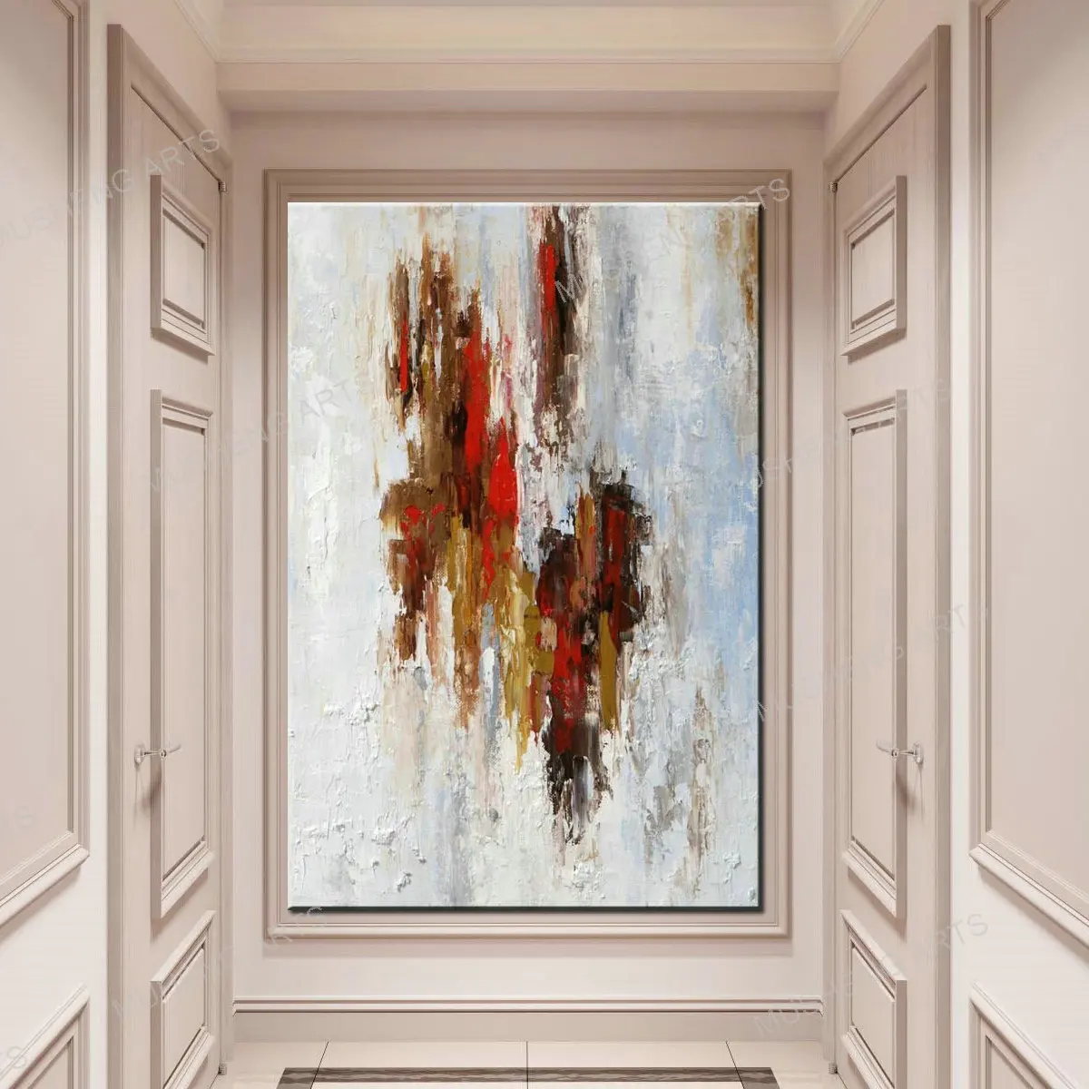 UnframedDesignHandmadeColorfulStyleThickOilPaintingonCanvas