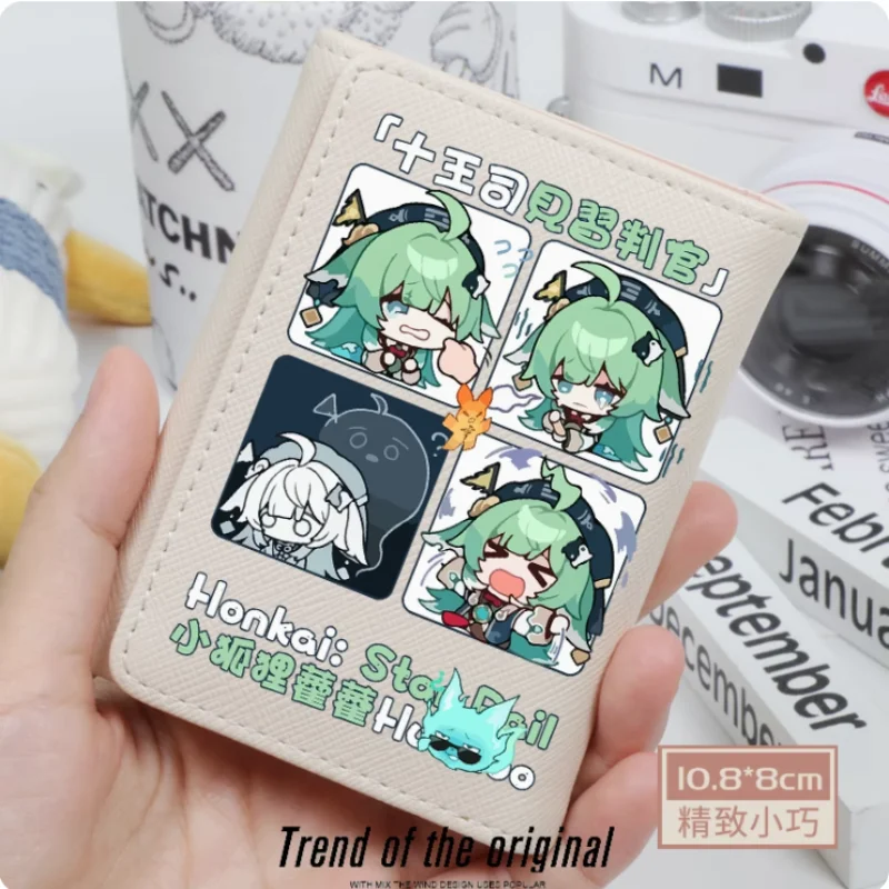 Anime HuoHuo Honkai: Star Rail  Fashion Wallets PU Purse Card Holder Hasp Money Bag Cosplay Gift B647