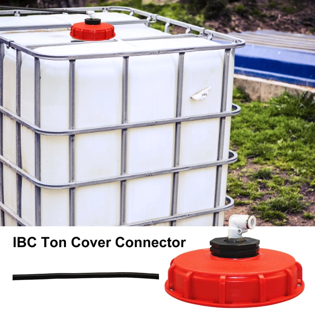 Connexion double tuyau d'eau avec adaptateur de réservoir IBC