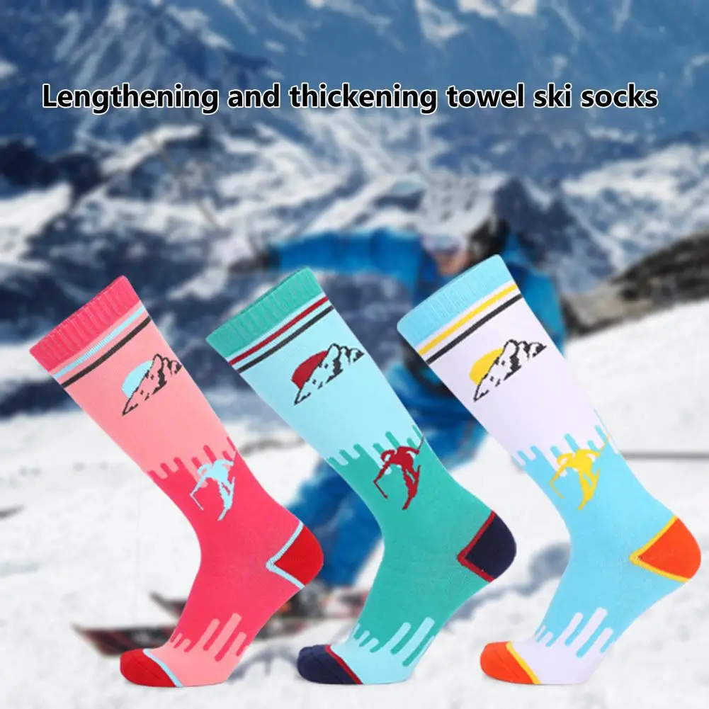 

1 Pair Warm Socks Practical Threaded Sock Opening Wear-resistant Outdoor Hiking Warm Socks for Outdoor Hiking Socks Warm Socks
