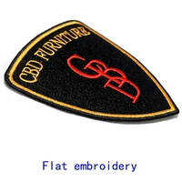 Buy Custom Your Own Design Patches Embroidery Iron on Brand Name Military Woven Printed Badges Hook and Loop Patch for Clothing Online - Image 3