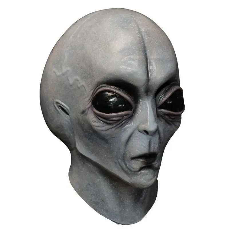 Funny&rsquo;s Horror Latex Mask Cosplay UFO Oxyey Alien Skull Halloween Party Costume Ghost House Chamber Prank Devil Monster Prop