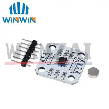 1pcs AS5600 magnetic encoder magnetic induction angle measurement ...