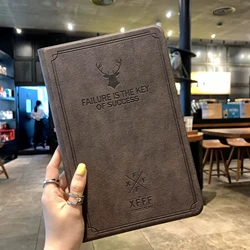 Deer Matte PU Leather Tablet Case - Elegant and Durable Protection - IPad10th 11th 10.9 (Coffe)