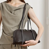 Sacs à bandoulière de luxe en cuir véritable BURMINSA pour femmes, sacs fourre-tout rétro en cuir de vachette, sacs à main élégants pour le bureau 2026 3