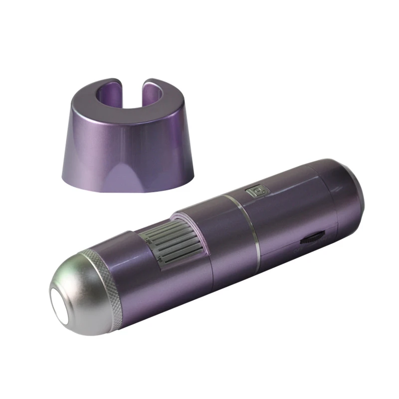 50-200X hair follicle detector instrument AI smart wireless digital microscope wifi scalp and skin management analyzer