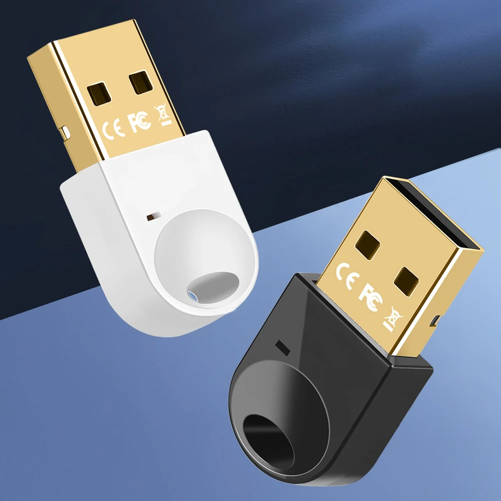 BT 5.4 어댑터, 플러그 앤 플레이 USB BT 동글, PC 스피커 무선 마우스 키보드용, Win11/10/8.1 지원
