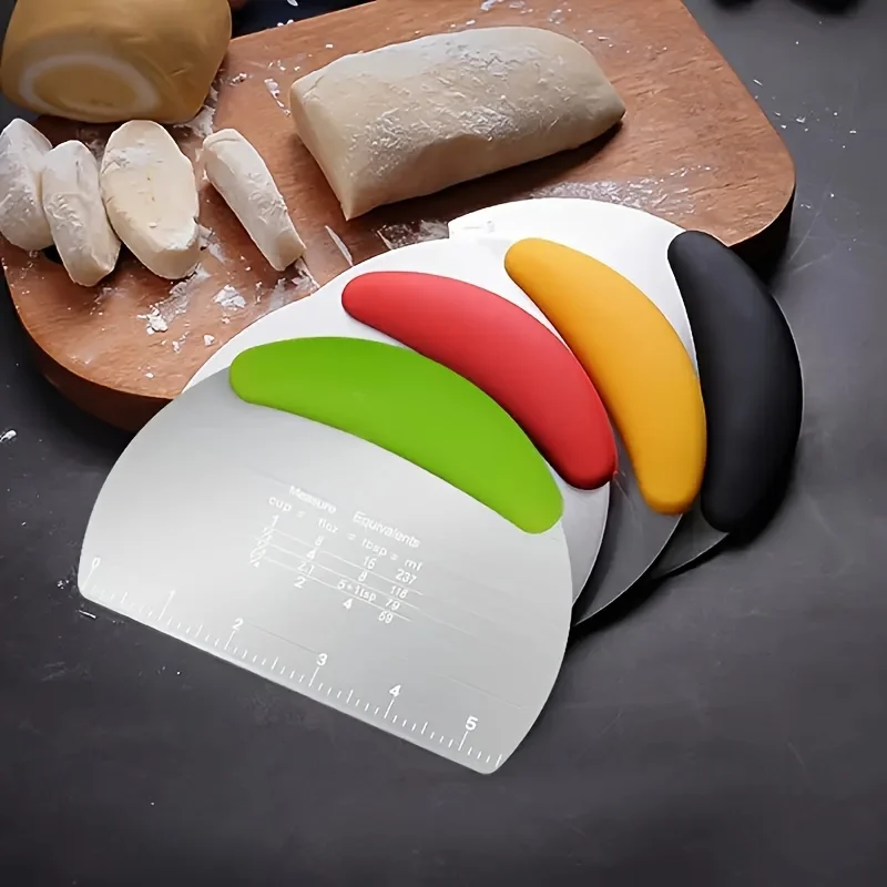 Stainless Steel Dough Scraper Dough Cutter Pastry Chopper Baking Tool Kitchen Small Tool Kitchen Accessories 1 Piece