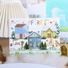 Journal GO 30sheets Cute Sweet House Sticky Notes Lovely Ins Message Paper Journal DIY Material Memo Pad School Stationery 3