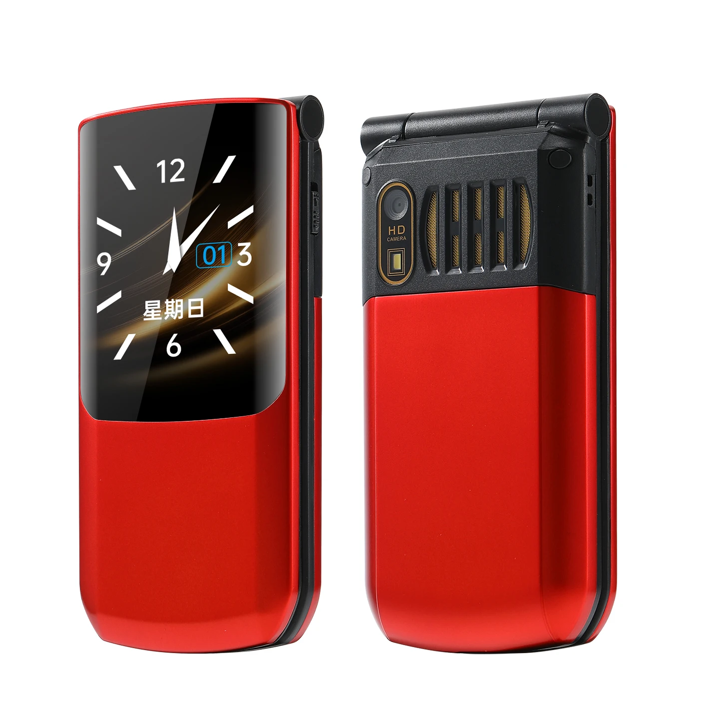 YeeMI S7 4G Global Durable 2.4-inch Function Phone with Large Button, Dual SIM, Dual Screen, 4800mAh Large Capacity Battery