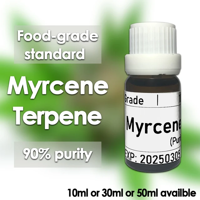 10-50ml Natural 90% purity isolate Myrcene terpenes food-grade essential oil  for blends flavorings liquid or diy skin care items - AliExpress