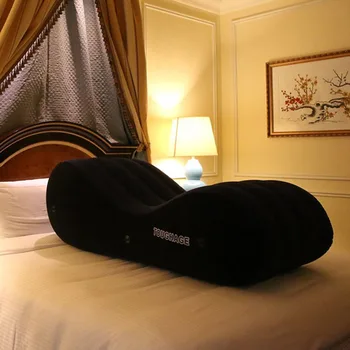 Multifunction Inflatable Bed Sex Sofa Sexy Pillow Chaise Chair Adult Couple Games PVC Sex Furniture Cushion Erotic SM Handcuffs 6