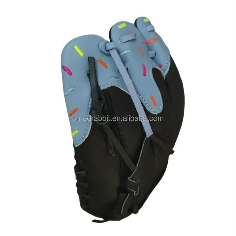 High Quality Sports Protection Baseball Batting Outfield Baseball Red Stiff Gloves