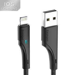 Essager 2.4A Fast Charging USB Cable - 0.25m (Black)