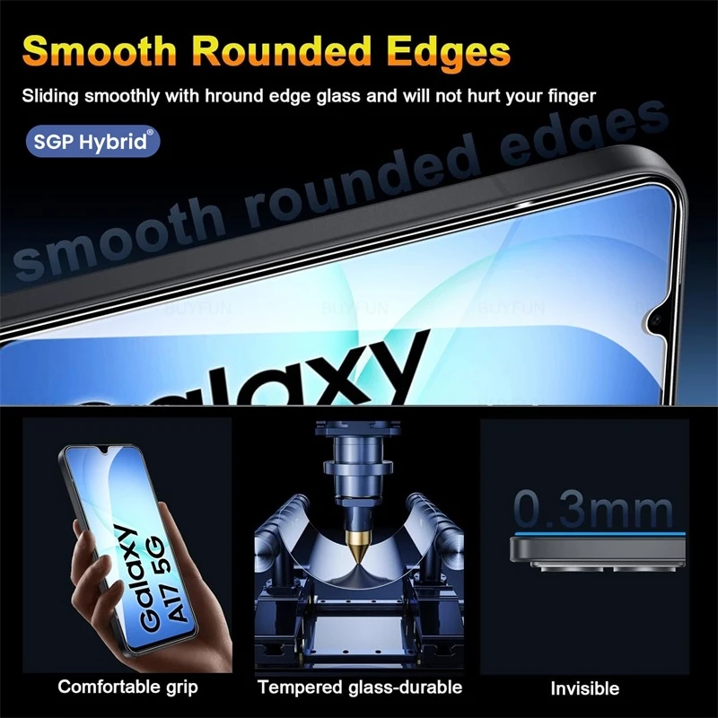 5-Pack 9H Tempered Glass Screen Protector