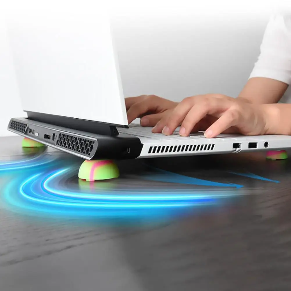 Silikon-Lüfter, Wärme-Laptop-Kühlkissen, Büro, Zuhause, Alltag_voghion.com