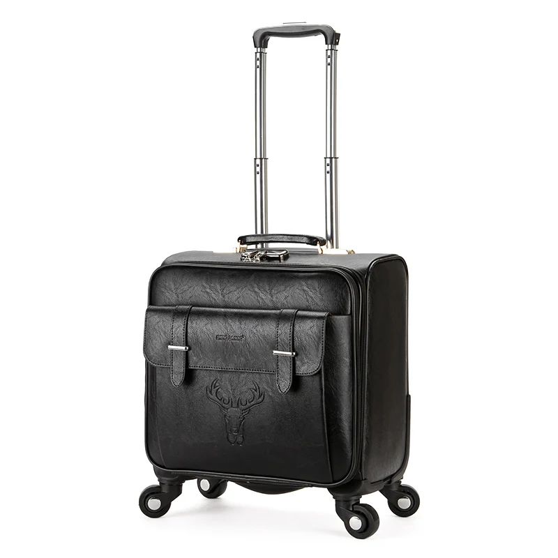 

Trolley case for men's business, 18 inch small boarding suitcase, lightweight business travel suitcase, female flight attendant