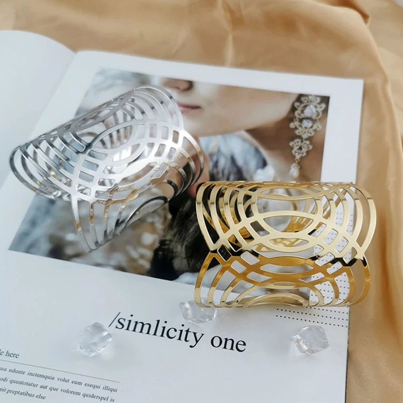 Cuff Bangle Bracelet for Women Open Wide Wire Wrist Cuff Wrap Bracelet bangle bracelet